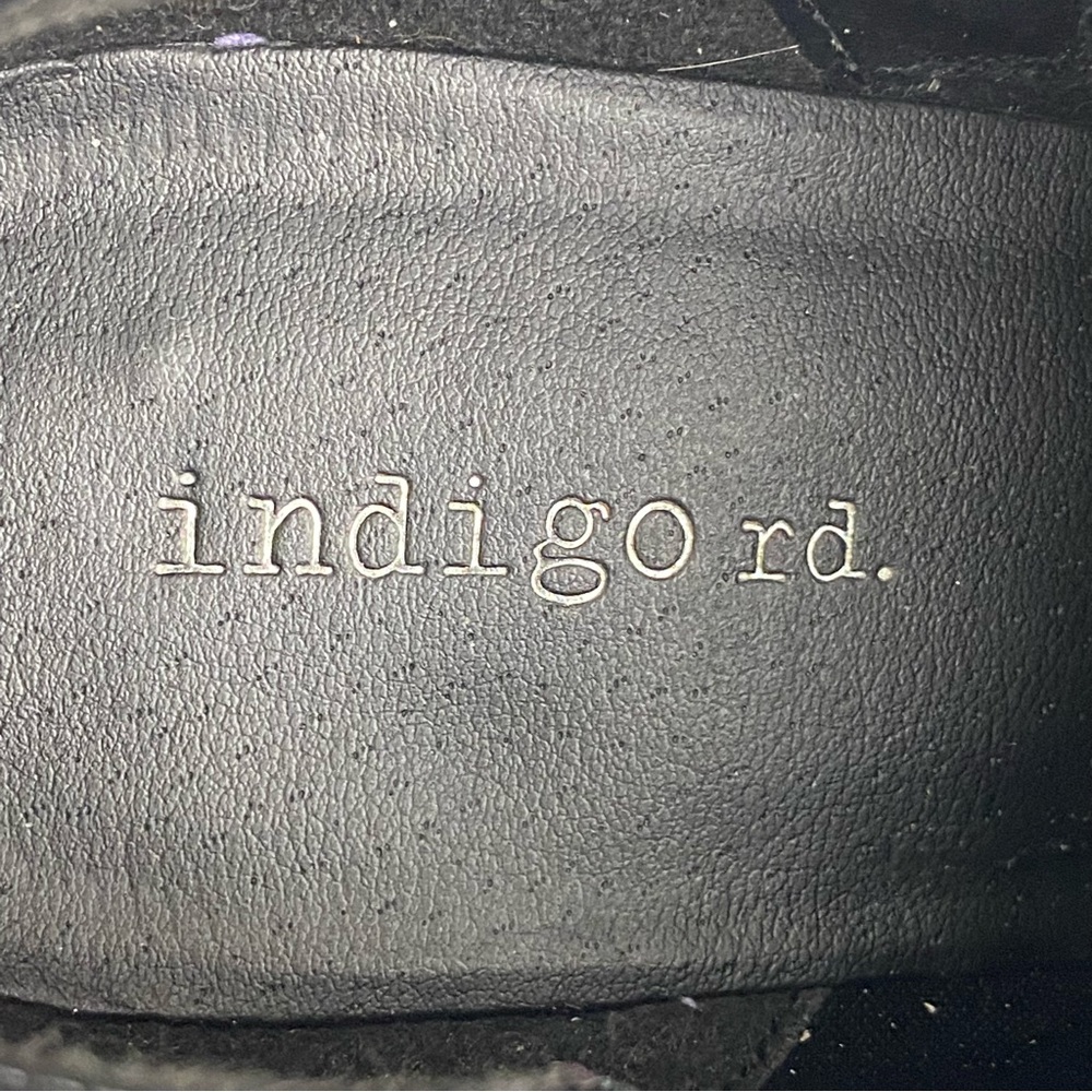 Indigo Rd. Sigrid size 8 Women’s Black Buckle Ankle Boots Booties - Picture 8 of 9